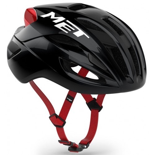 MET Rivale Mips  Black Red/Glossy