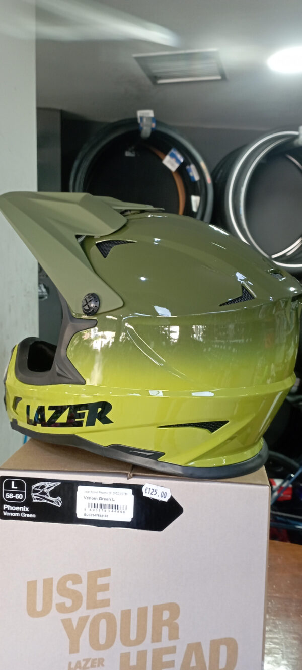 Lazer Phoenix Plus Full Face Κράνος Venom Green