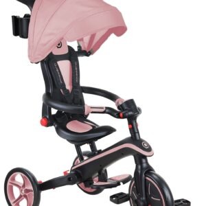 Globber Τρίκυκλο Trike Explorer Foldable 4 In 1 Pastel Pink (732-210)