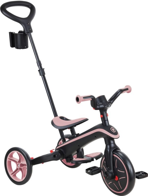 Globber Τρίκυκλο Trike Explorer Foldable 4 In 1 Pastel Pink (732-210)
