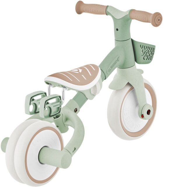 Globber Τρίκυκλο Learning Trike 3 In 1 Plus Eco Pistachio (738-109)