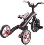 Globber Τρίκυκλο Trike Explorer Foldable 4 In 1 Pastel Pink (732-210)