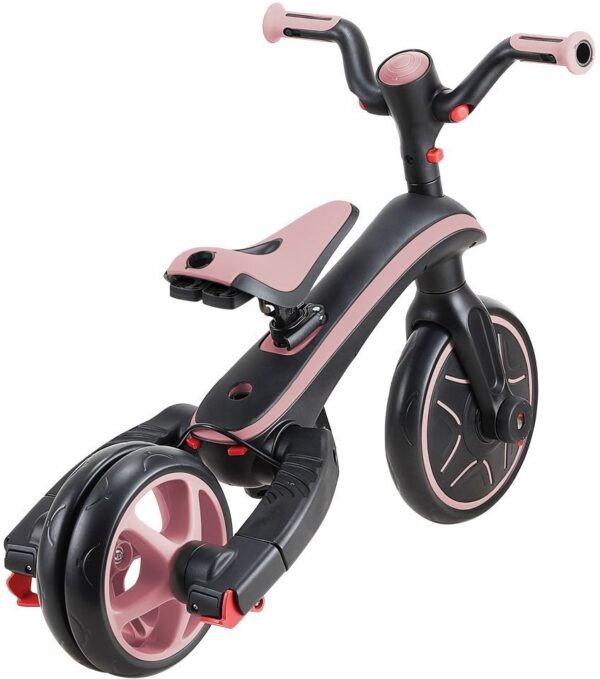 Globber Τρίκυκλο Trike Explorer Foldable 4 In 1 Pastel Pink (732-210)