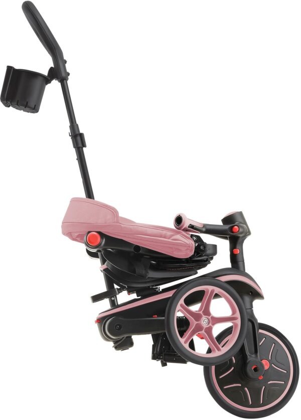 Globber Τρίκυκλο Trike Explorer Foldable 4 In 1 Pastel Pink (732-210)