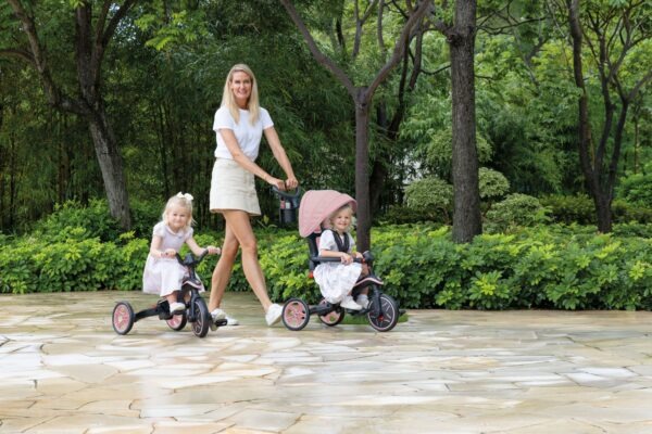 Globber Τρίκυκλο Trike Explorer Foldable 4 In 1 Pastel Pink (732-210)