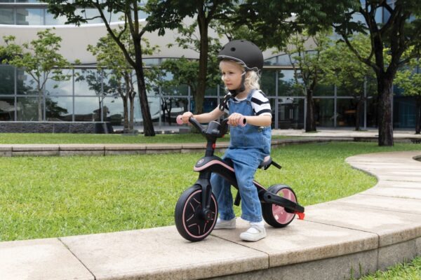 Globber Τρίκυκλο Trike Explorer Foldable 4 In 1 Pastel Pink (732-210)