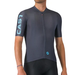 Castelli Entrata Apex Jersey Blue/Neon Cobalt