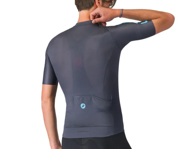 Castelli Entrata Apex Jersey Blue/Neon Cobalt
