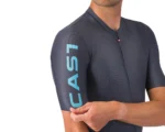 Castelli Entrata Apex Jersey Blue/Neon Cobalt