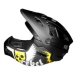MOON ΚΡΑΝΟΣ ΠΟΔΗΛΑΤΟΥ FULL FACE REBEL BLACK MATT YELLOW