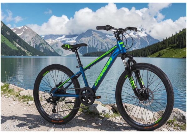 Carrera Παιδικό Ποδήλατο Junior 24'' 7ταχ. DISC BRAKES μπλε-πράσινο