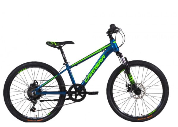 Carrera Παιδικό Ποδήλατο Junior 24'' 7ταχ. DISC BRAKES μπλε-πράσινο