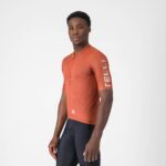 Castelli Entrata Apex Jersey Paprika/Silver Moon