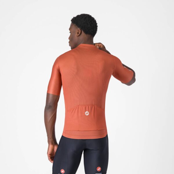 Castelli Entrata Apex Jersey Paprika/Silver Moon