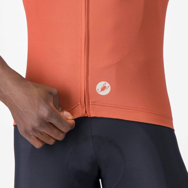 Castelli Entrata Apex Jersey Paprika/Silver Moon