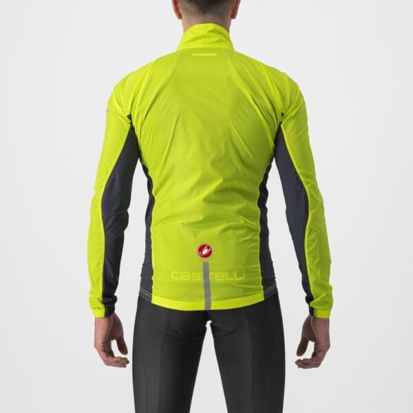 Castelli Squadra Stretch Jacket Electric Lime/Dark Grey
