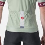 Castelli Entrata VI Jersey Defender Green/Bordeaux-Silver Gray