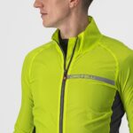 Castelli Squadra Stretch Jacket Electric Lime/Dark Grey