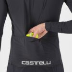Castelli Squadra Stretch Jacket Electric Lime/Dark Grey