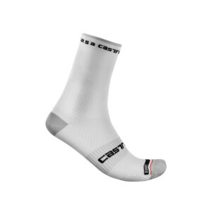 Castelli Rosso Corsa Pro 15 Sock White
