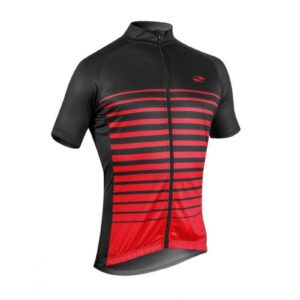 Gist Μπλούζα Ποδηλασίας Stripe Black/Red