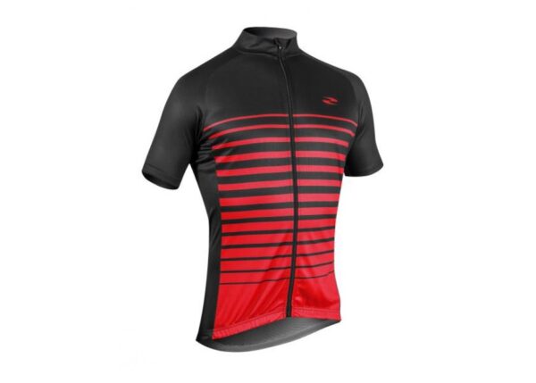 Gist Μπλούζα Ποδηλασίας Stripe Black/Red