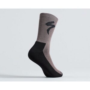 Specialized Primaloft Lightweight Tall Logo Socks Gunmetal