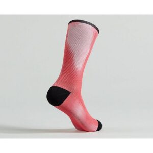 Specialized Soft Air Tall Socks Vivid Coral Distortion