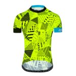 Force μπλούζα ποδηλασίας Shard Jersey Κίτρινο