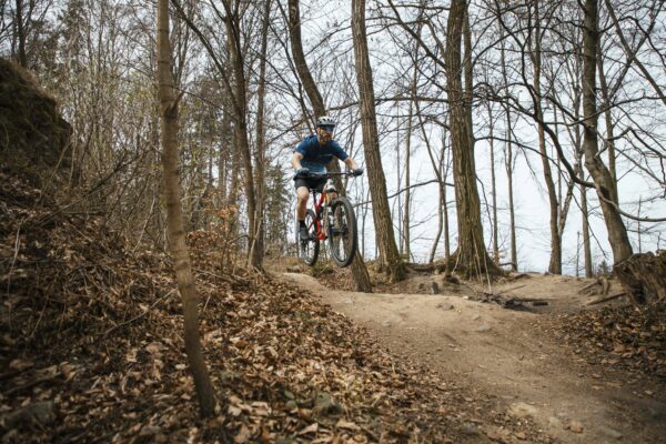 Force μπλούζα ποδηλασίας MTB Angle Jersey Μπλε/Γαλάζιο