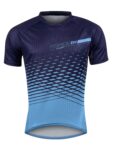 Force μπλούζα ποδηλασίας MTB Angle Jersey Μπλε/Γαλάζιο