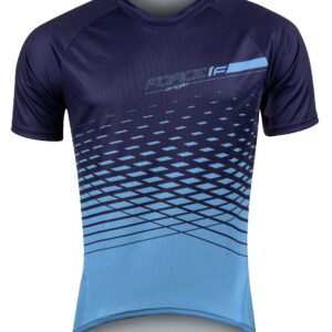 Force μπλούζα ποδηλασίας MTB Angle Jersey Μπλε/Γαλάζιο
