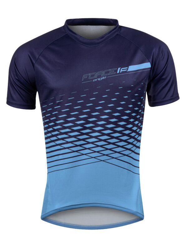Force μπλούζα ποδηλασίας MTB Angle Jersey Μπλε/Γαλάζιο