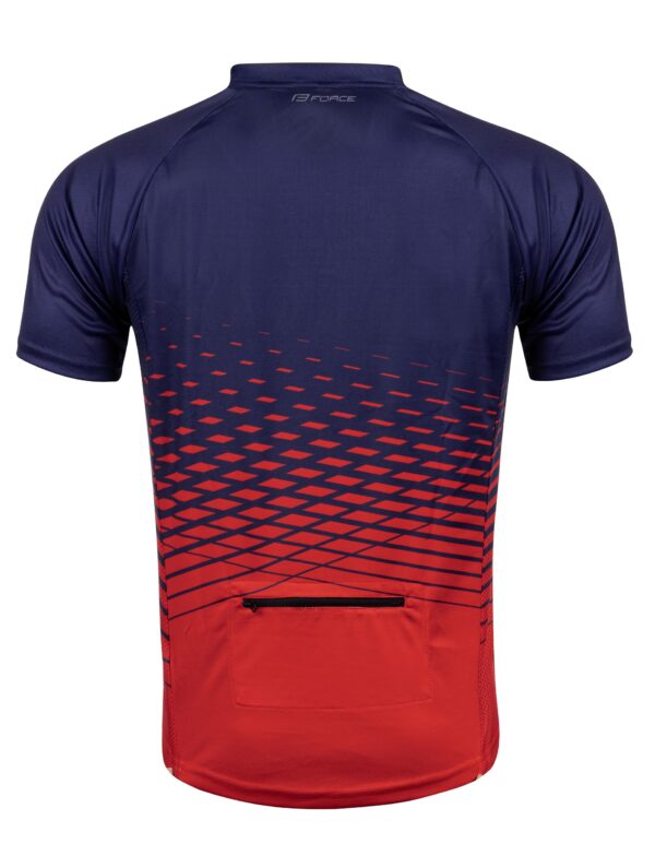 Force μπλούζα ποδηλασίας MTB Angle Jersey Μπλε/Κόκκινο