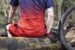 Force μπλούζα ποδηλασίας MTB Angle Jersey Μπλε/Κόκκινο