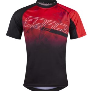 Force μπλούζα ποδηλασίας MTB Core Jersey Κόκκινο