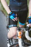 Force B 51 Bibshort Black/Blue κολάν ποδηλασίας