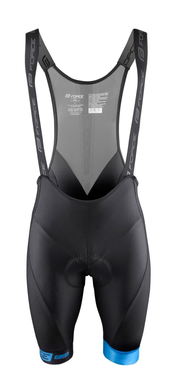 Force B 51 Bibshort Black/Blue κολάν ποδηλασίας