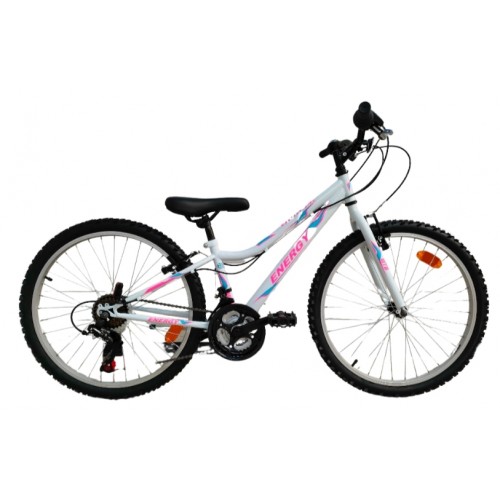 Energy Παιδικό Ποδήλατο Thunder 24'' Girl Άσπρο