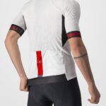 Castelli Entrata VI Jersey - ivory/light black-red