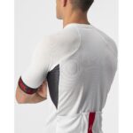 Castelli Entrata VI Jersey - ivory/light black-red