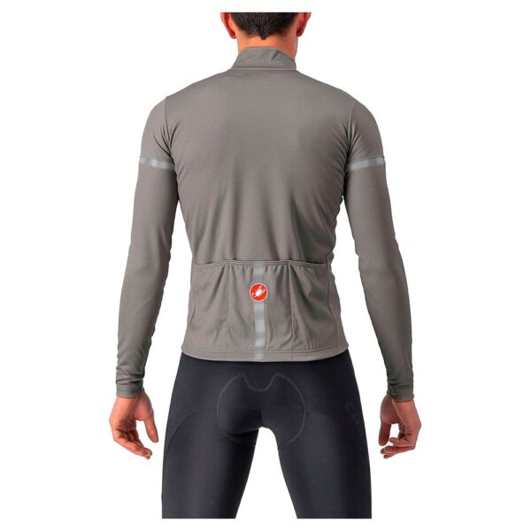 Castelli Fondo 2 Jersey FZ nickel grey/blue reflex