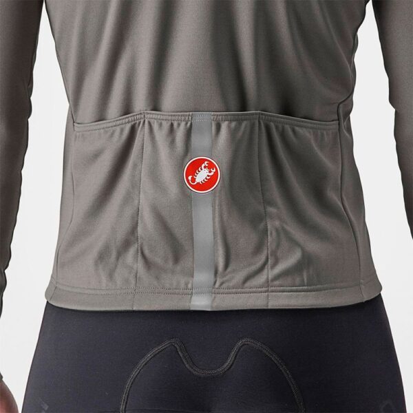 Castelli Fondo 2 Jersey FZ nickel grey/blue reflex