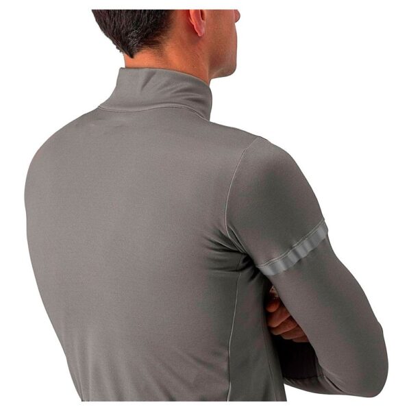 Castelli Fondo 2 Jersey FZ nickel grey/blue reflex