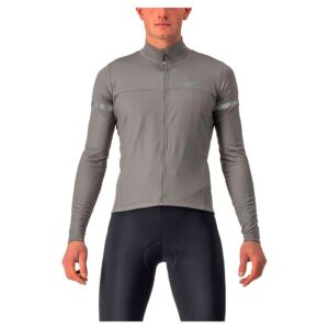 Castelli Fondo 2 Jersey FZ nickel grey/blue reflex