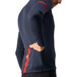 Castelli Fondo 2 Jersey FZ savile blue /red reflex