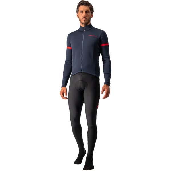 Castelli Fondo 2 Jersey FZ savile blue /red reflex