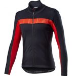 Castelli Mortimolo VI Jacket Light Black/Fiery Red