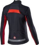 Castelli Mortimolo VI Jacket Light Black/Fiery Red