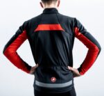 Castelli Mortimolo VI Jacket Light Black/Fiery Red